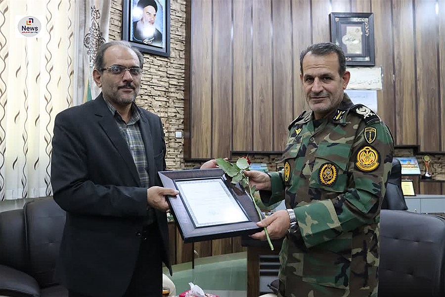 مدیر آموزش و پرورش ناحیه سه شیراز از فرمانده آماد و پشتیبانی قدردانی کرد